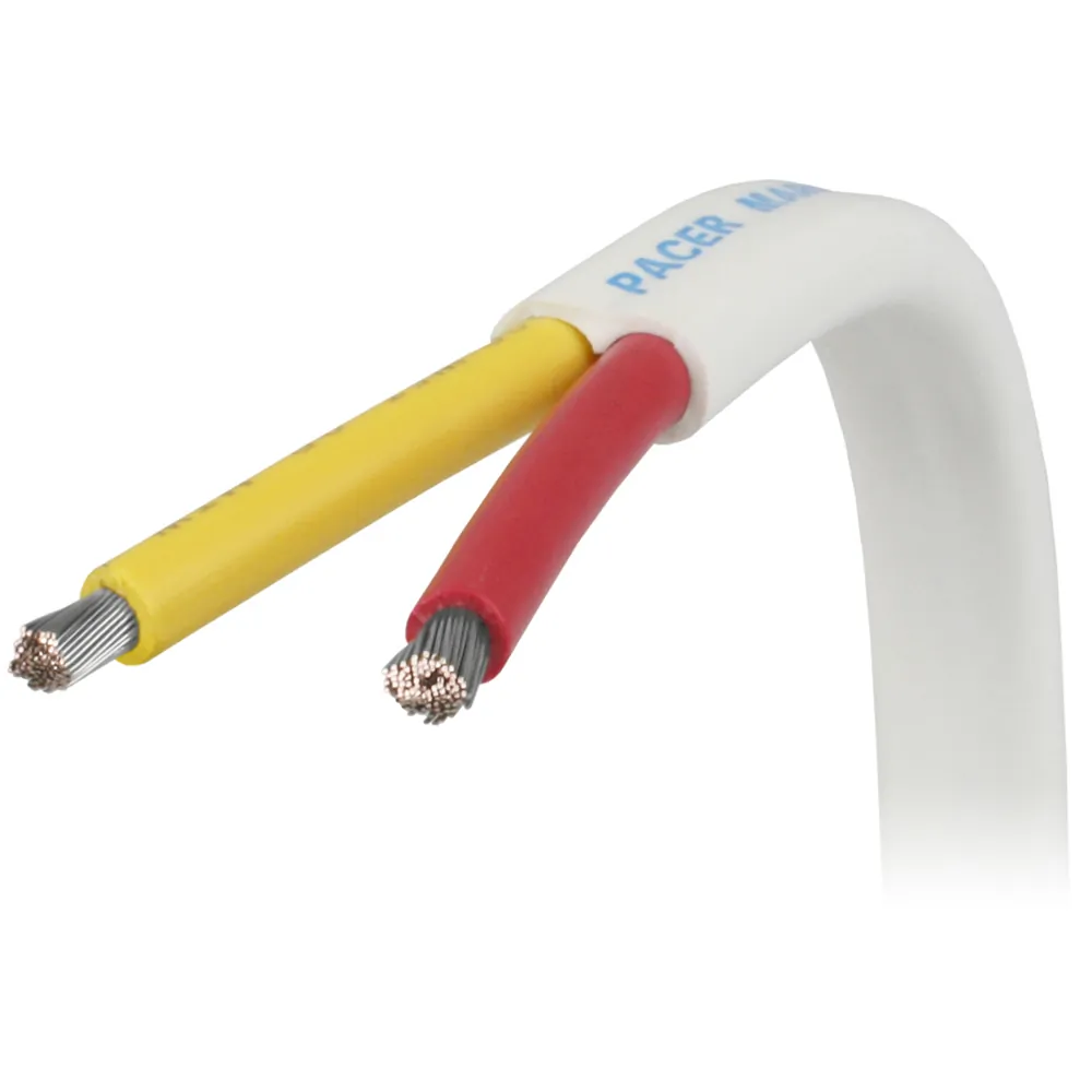 Pacer Group W12/2RYW-500 — Pacer 12 AWG Red/Yellow Duplex Boat Cable - 500 FT