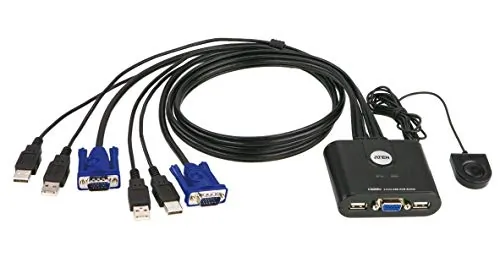 Aten Technologies CS22U — 2-PORT USB KVM WITH 2 BONDED CABLES