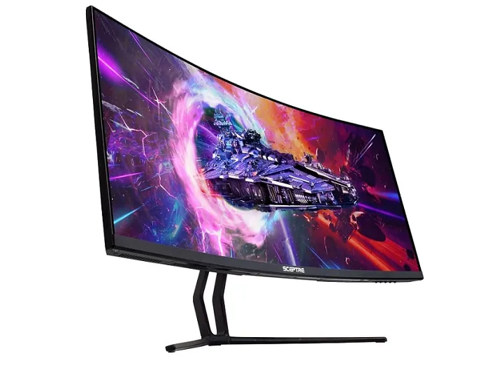 Scepter C355W-3440UN - 35 Sceptre QHD 3440x1440 HDMI DisplayPort Curved Gaming Moni