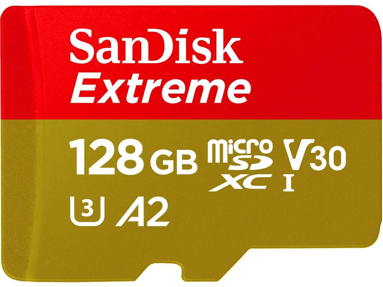 Western Digital SDSQXAA-128G-GN6MA — SanDisk 128GB Extreme microSDXC Card with Adapter