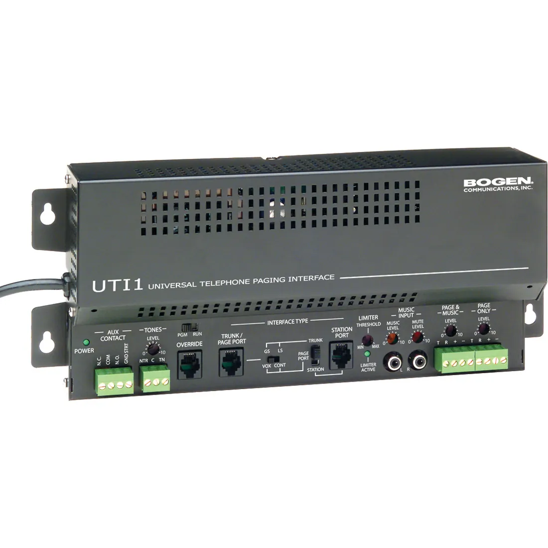 Bogen BG-UTI1 — SINGLE ZONE PAGING CONTROLLER