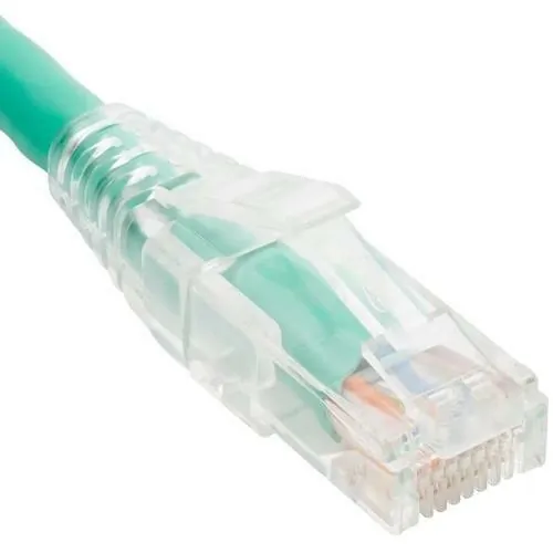Cablesys ICC-ICPCST07GN — 7-Foot CAT 6 Ethernet Patch Cord with Clear Boot - Green