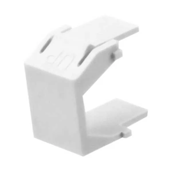 Wavenet WAV-FP00BWH-S — White Blank Module Insert - 10 Pack for Faceplates