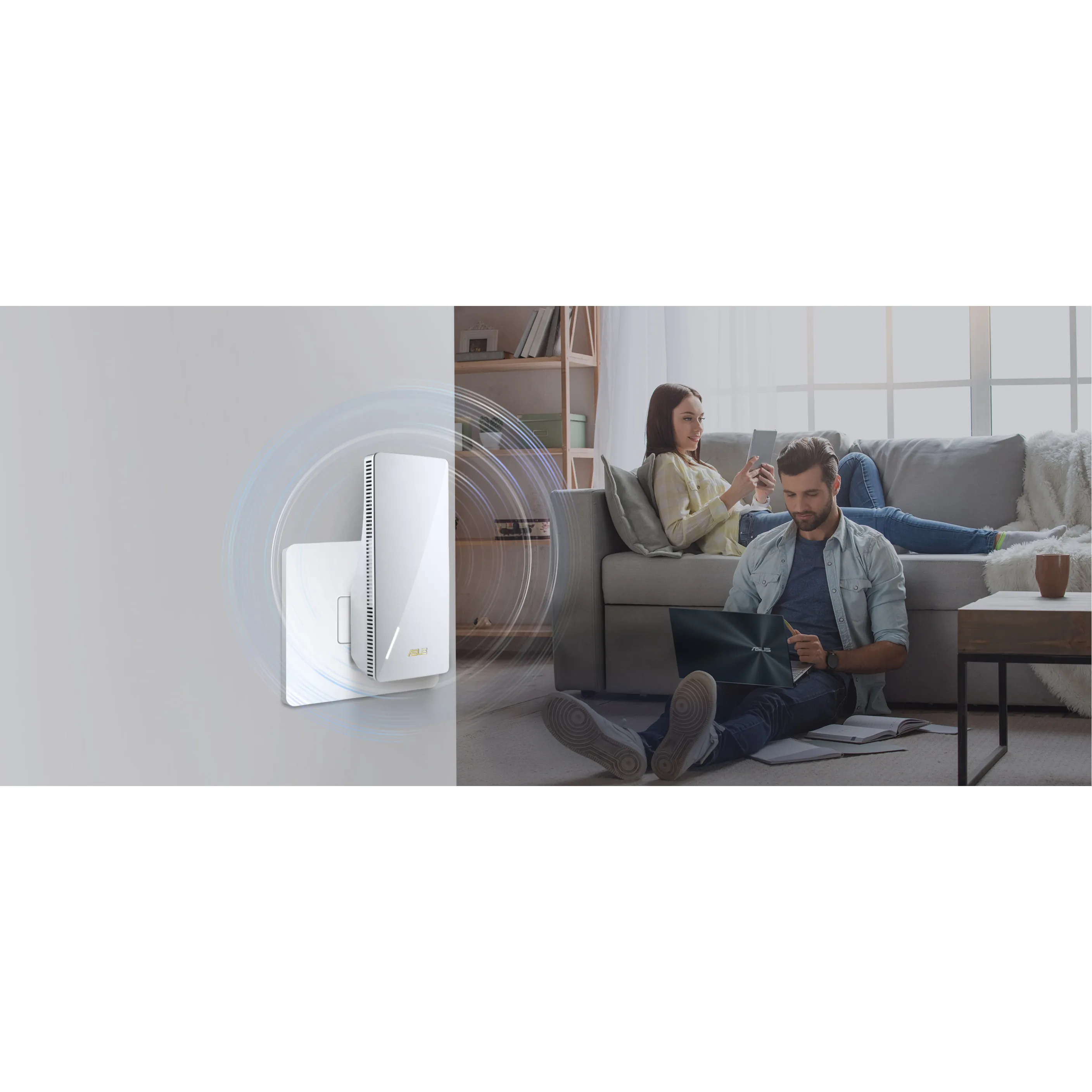 ASUS RP-AX58 — ASUS RP-AX58 AX3000 Dual-Band WiFi 6 Extender