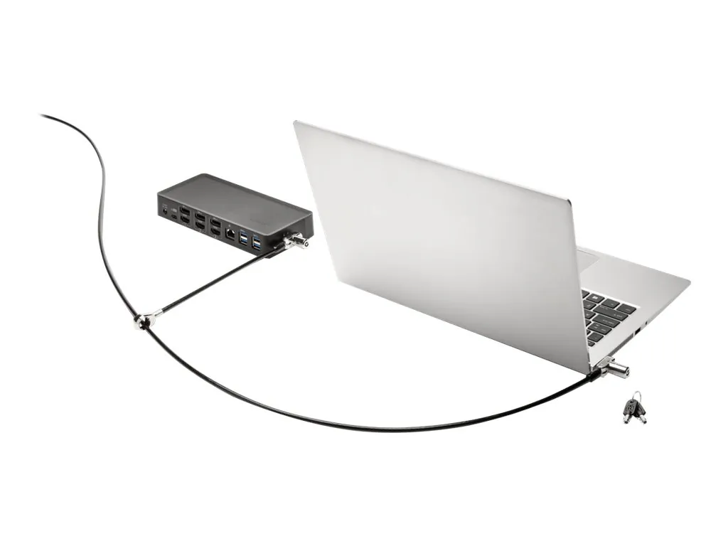 KENSINGTON K63380WW — TWIN LOCKHEADS ALLOW YOU TO LOCK TWO DEVICES WITH A SINGLE SOLUTION. PERFECT FOR