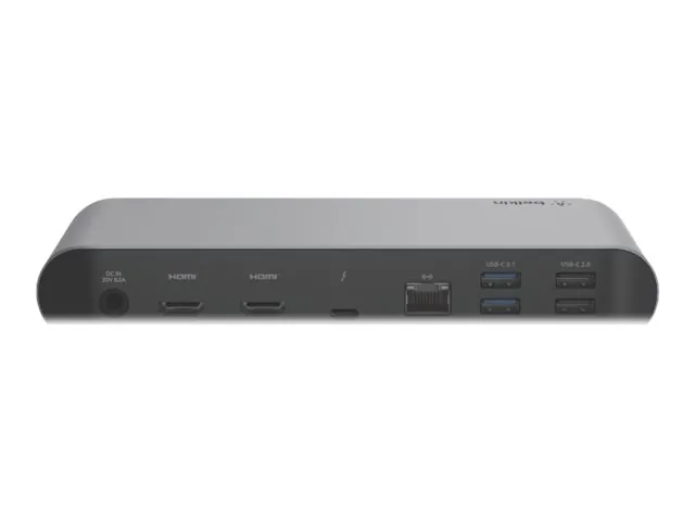 Belkin INC006TTSGY — BELKIN THUNDERBOLT 4 LAPTOP DOCKING STATION - GREY - POWER SUPPLY - 1X SD CARD R