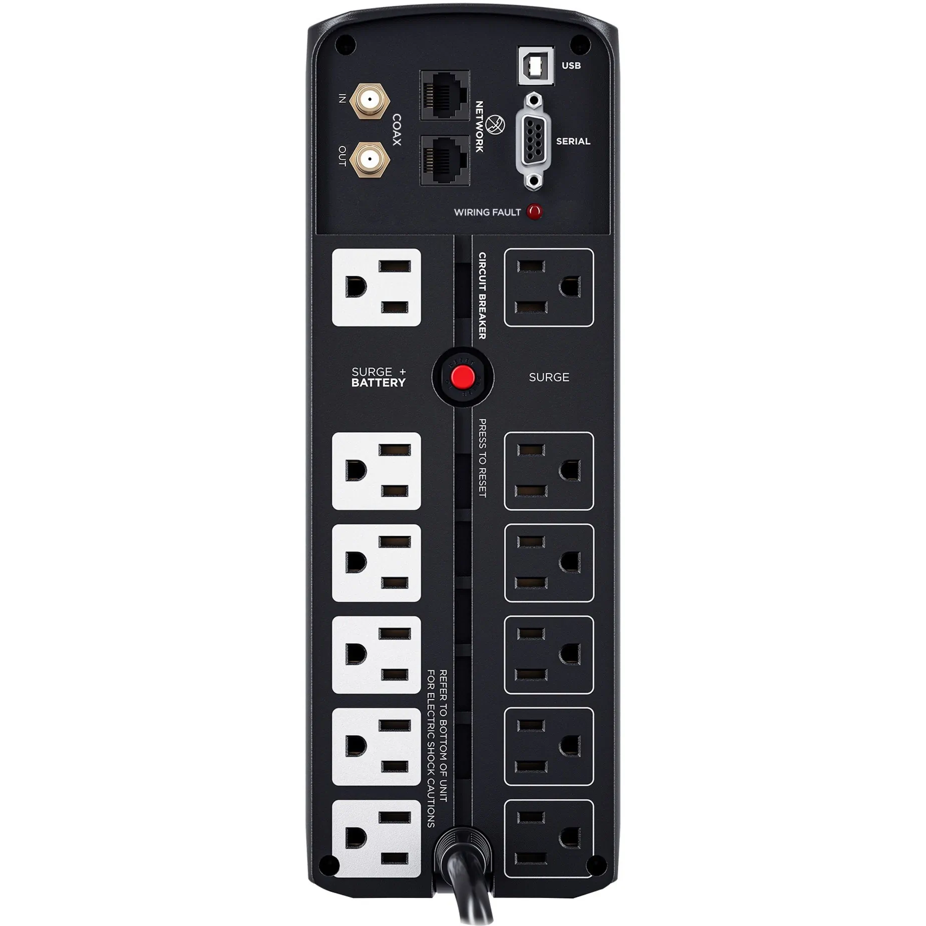 CyberPower CP1500AVRLCDTAA — CYBERPOWER CP1500AVRLCDTAA - UPS - MINI TOWER - LINE-INTERACTIVE - OUTPUT 120 VA