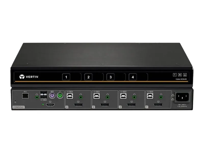 VERTIV SC985DPH-400 — CYBEX SC900 SECURE DESKTOP KVM SWITCHES