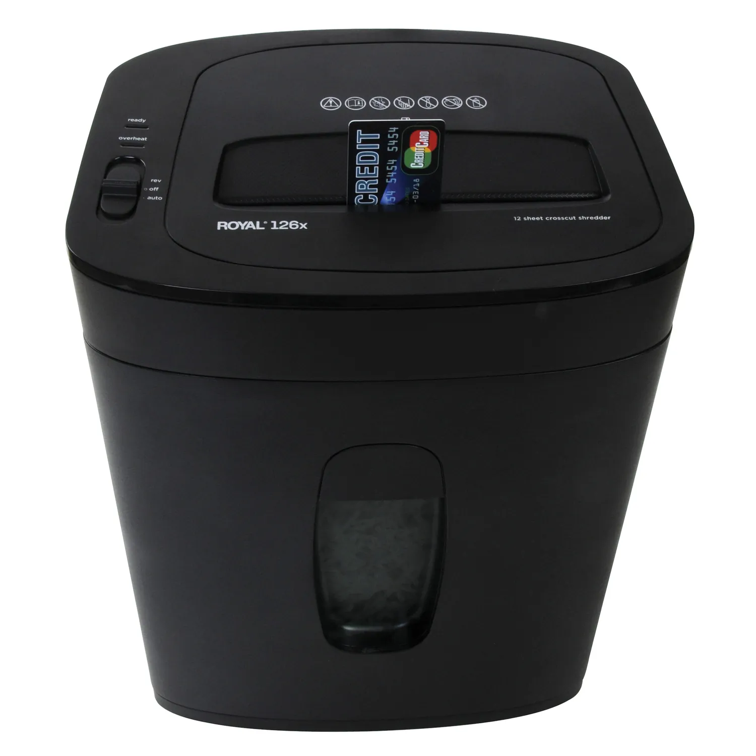 ADLER ROYAL 95001G — 126X 12 sht Crosscut Shredder