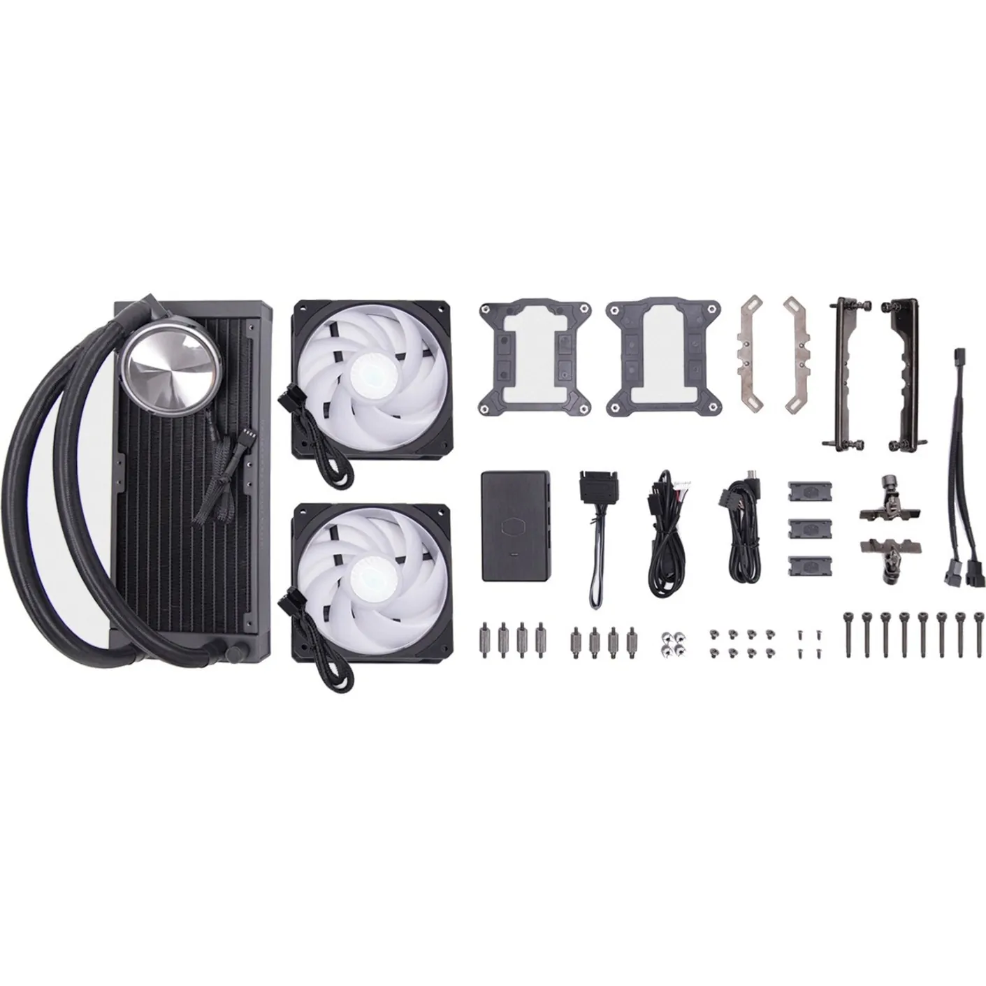 Cooler Master MLY-D24M-A23PZ-R1 — Cooler Master MasterLiquid PL240 FLUX AIO Cooler
