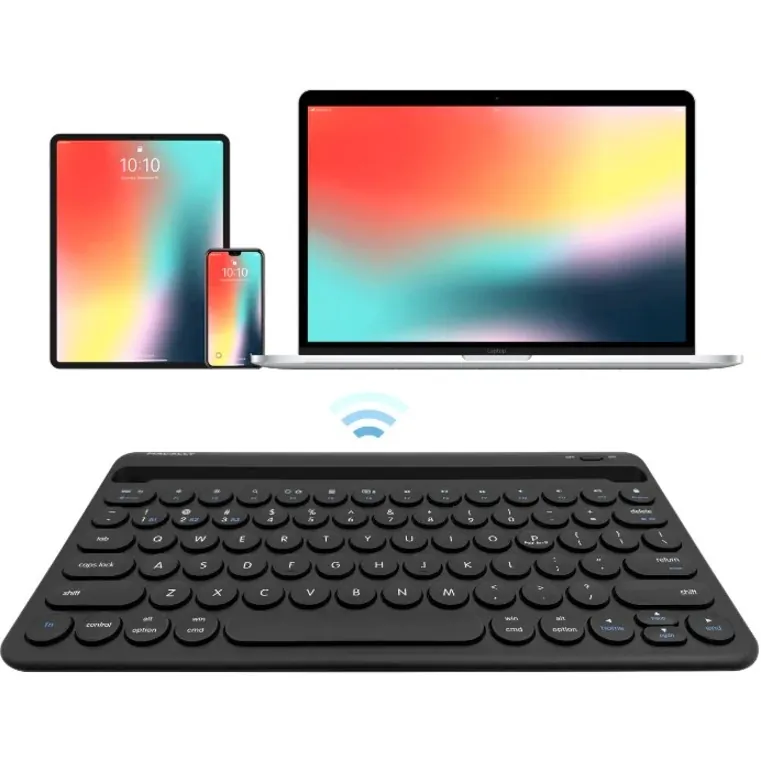 MacAlly BTTABKEYBATB — Compact Black Bluetooth Keyboard for Mac