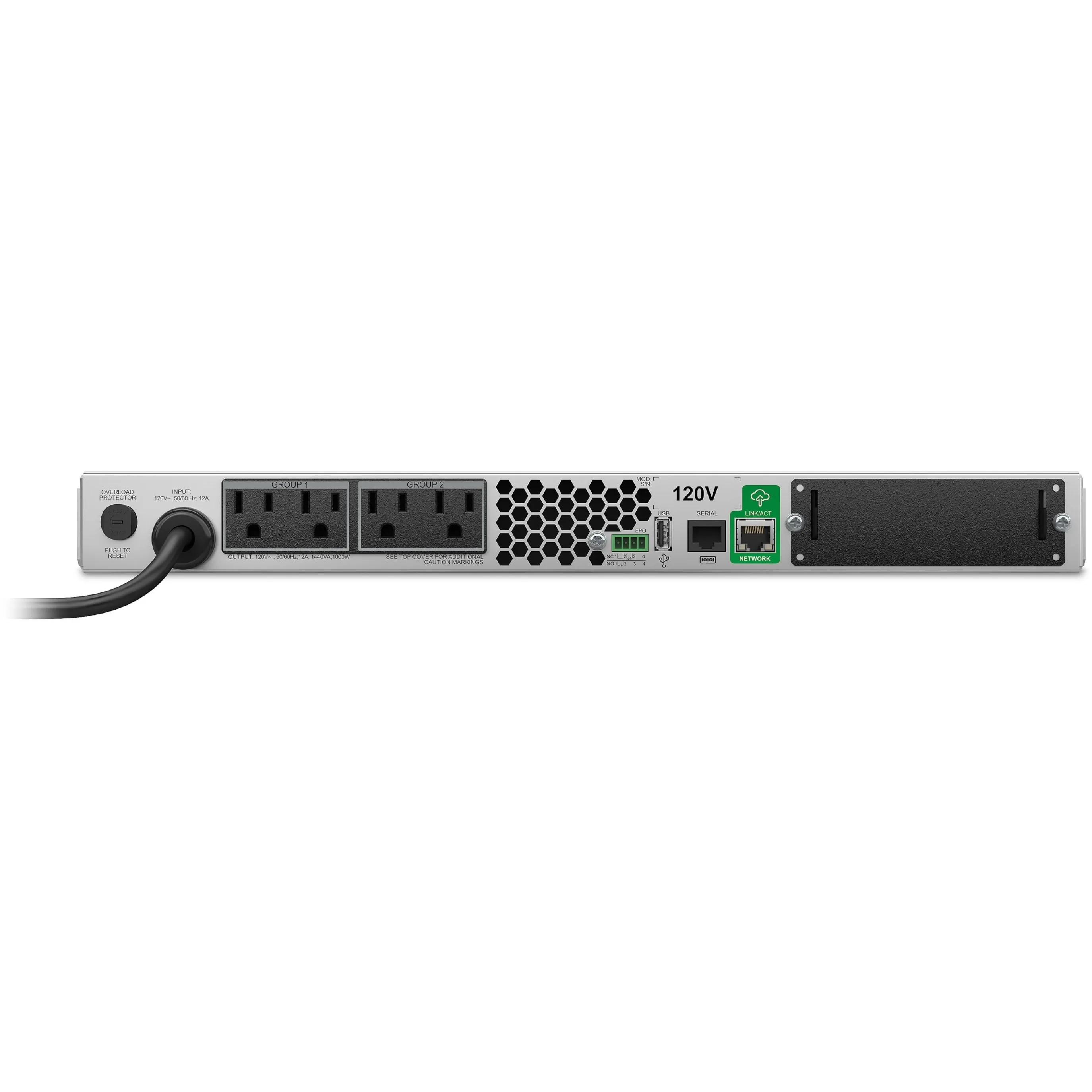APC - Schneider Electric SMT1500RM1UC — APC SMART_UPS WITH SMARTCONNECT 1500VA RN 1U 120V