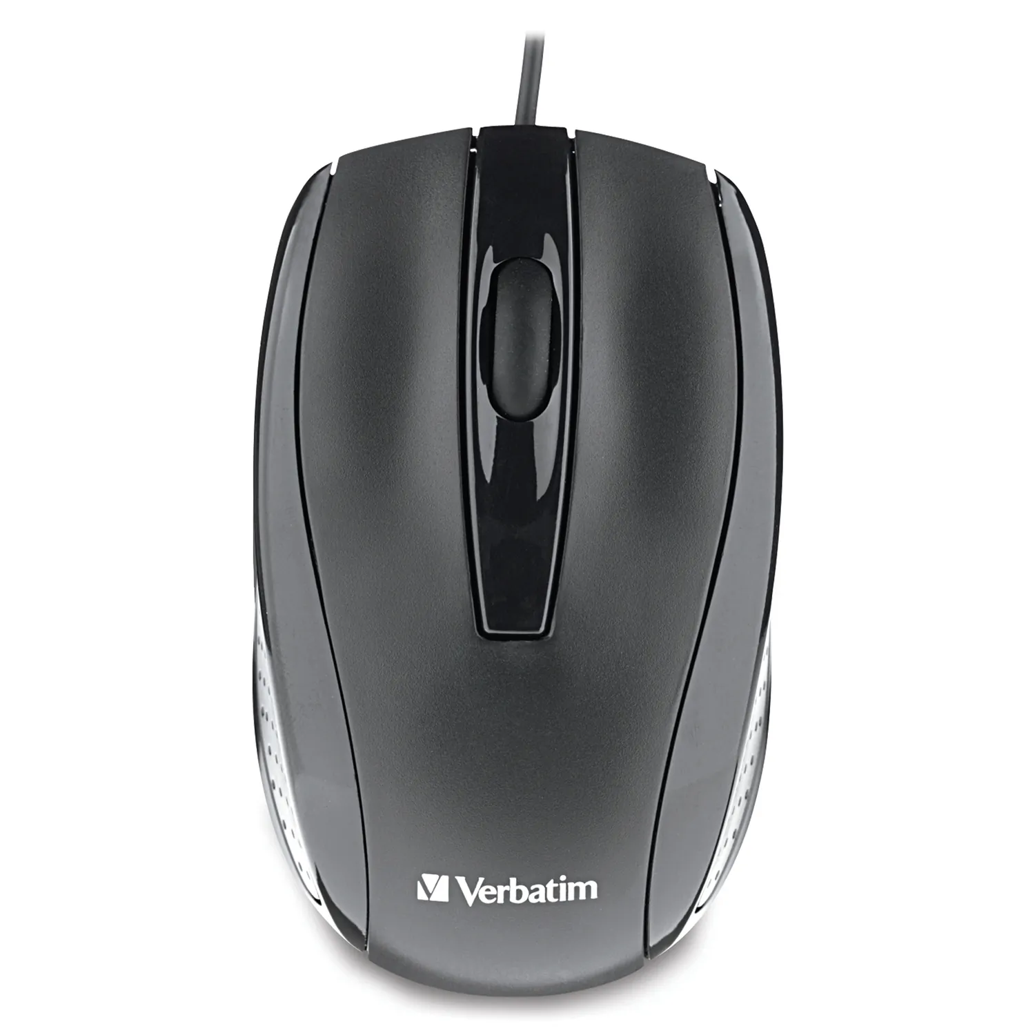 VERBATIM 70733 — CORDED OPTICAL MOUSE - BLACK,COMPARABLE 4YH-00005 MICROSOFT BASIC OPTICAL