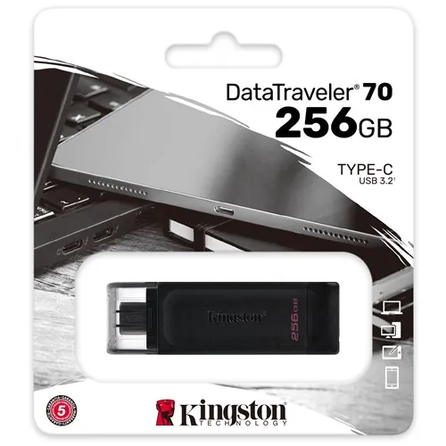 KINGSTON DT70/256GB — 256GB USB-C 3.2 GEN 1 DATATRAVELER 70