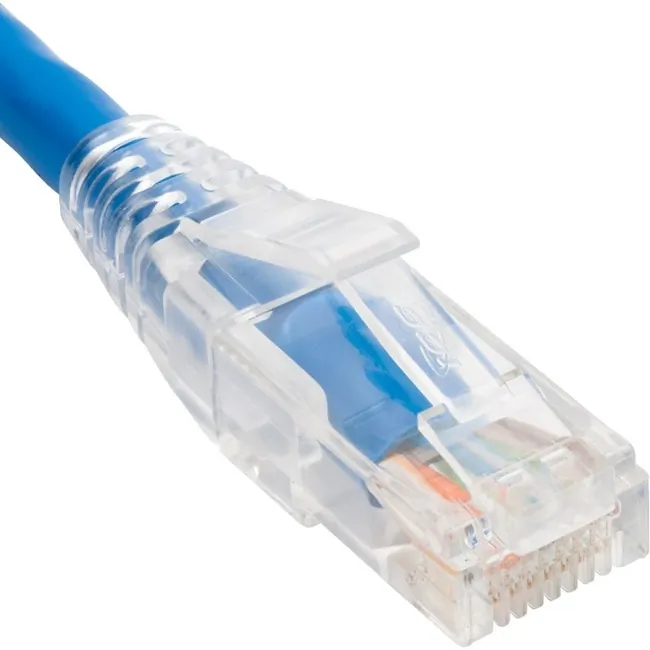 Cablesys ICC-ICPCSP07BL — 7' Blue CAT5e Patch Cord with Low Profile Boot
