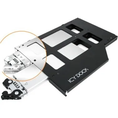 Icy Dock MB852M2PO-B — ICY DOCK Ultra Slim 2xM.2 NVMe SSD Mobile Rack