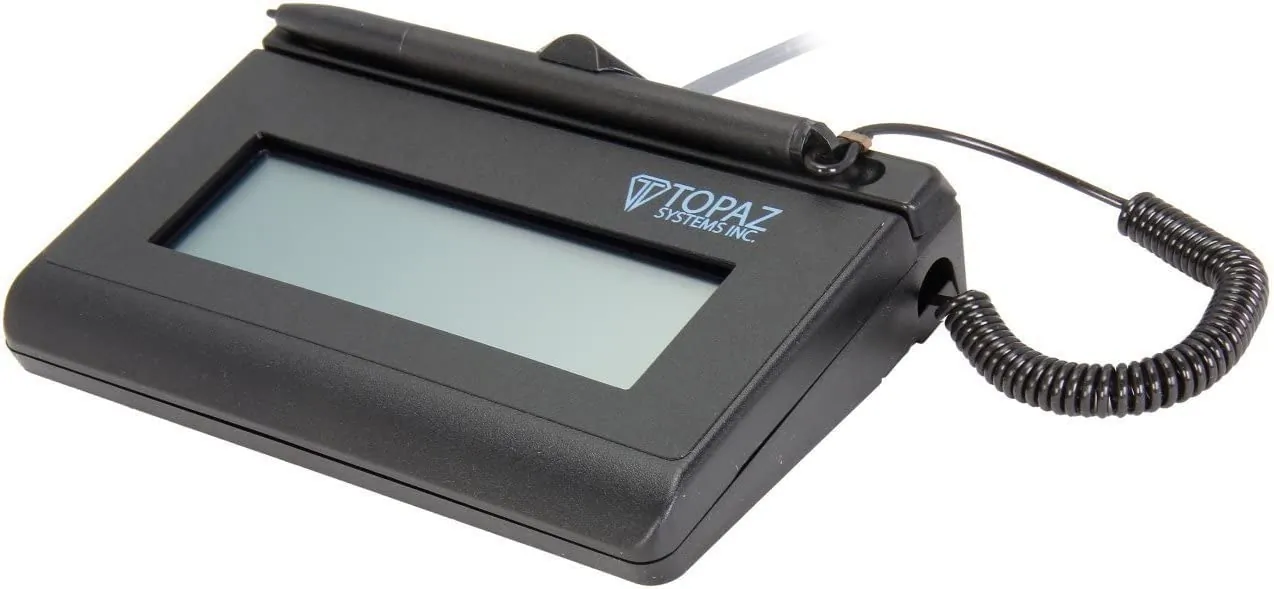 TOPAZ SYSTEMS T-LBK460-BSB-R — TOPAZ SIGLITE LCD 1X5 SIGNATURE TERMINAL