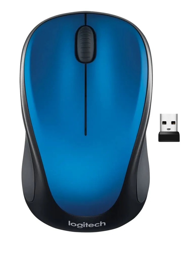 Logitech 910-002901 - M317 High-Definition Tracking Mouse - Steel Blue