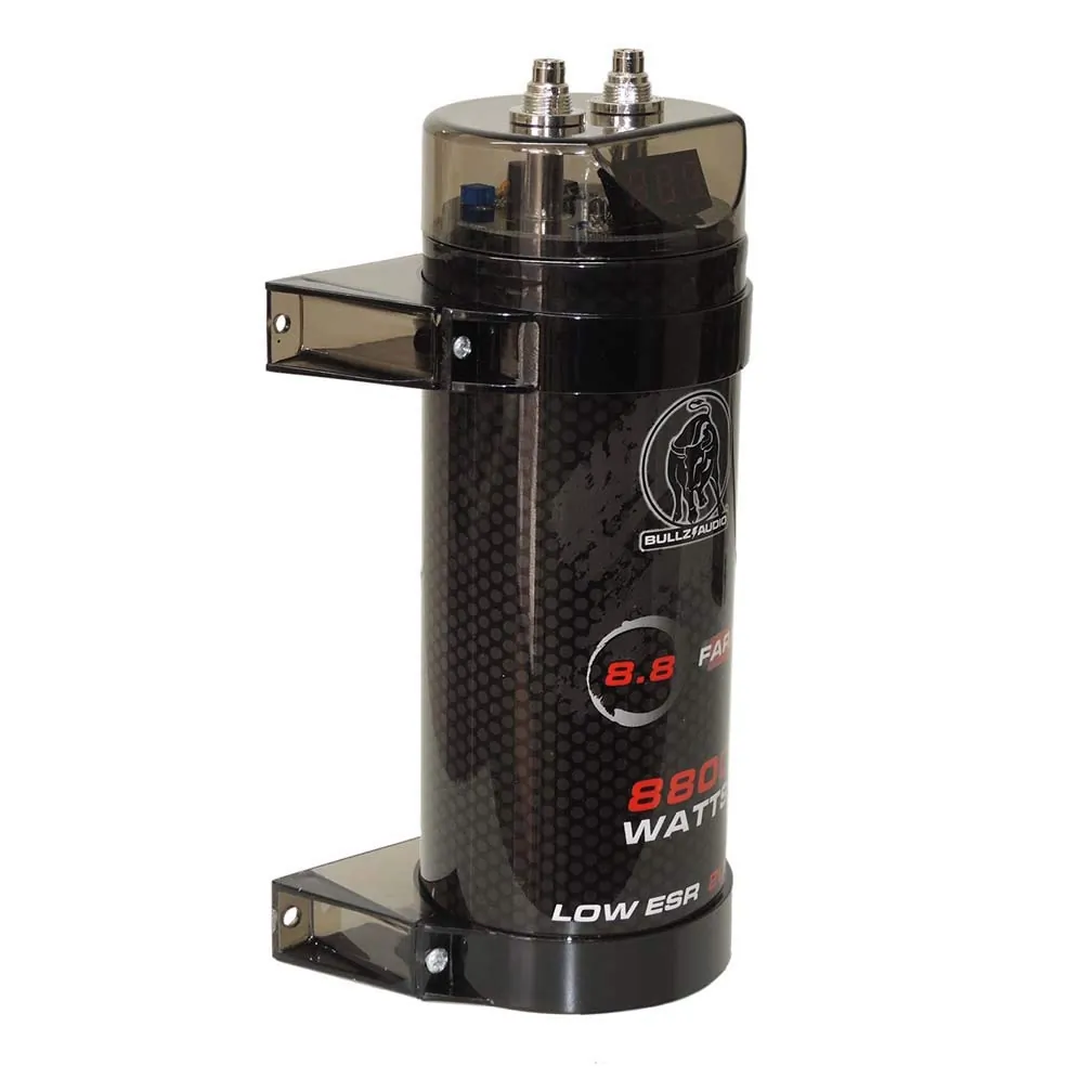 Xscorpion BCAP8.8 — Xscorpion Bullz Audio 8.8 Farad Capacitor for Car Audio Systems