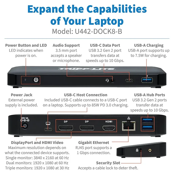 Tripp Lite-U442-DOCK8-B