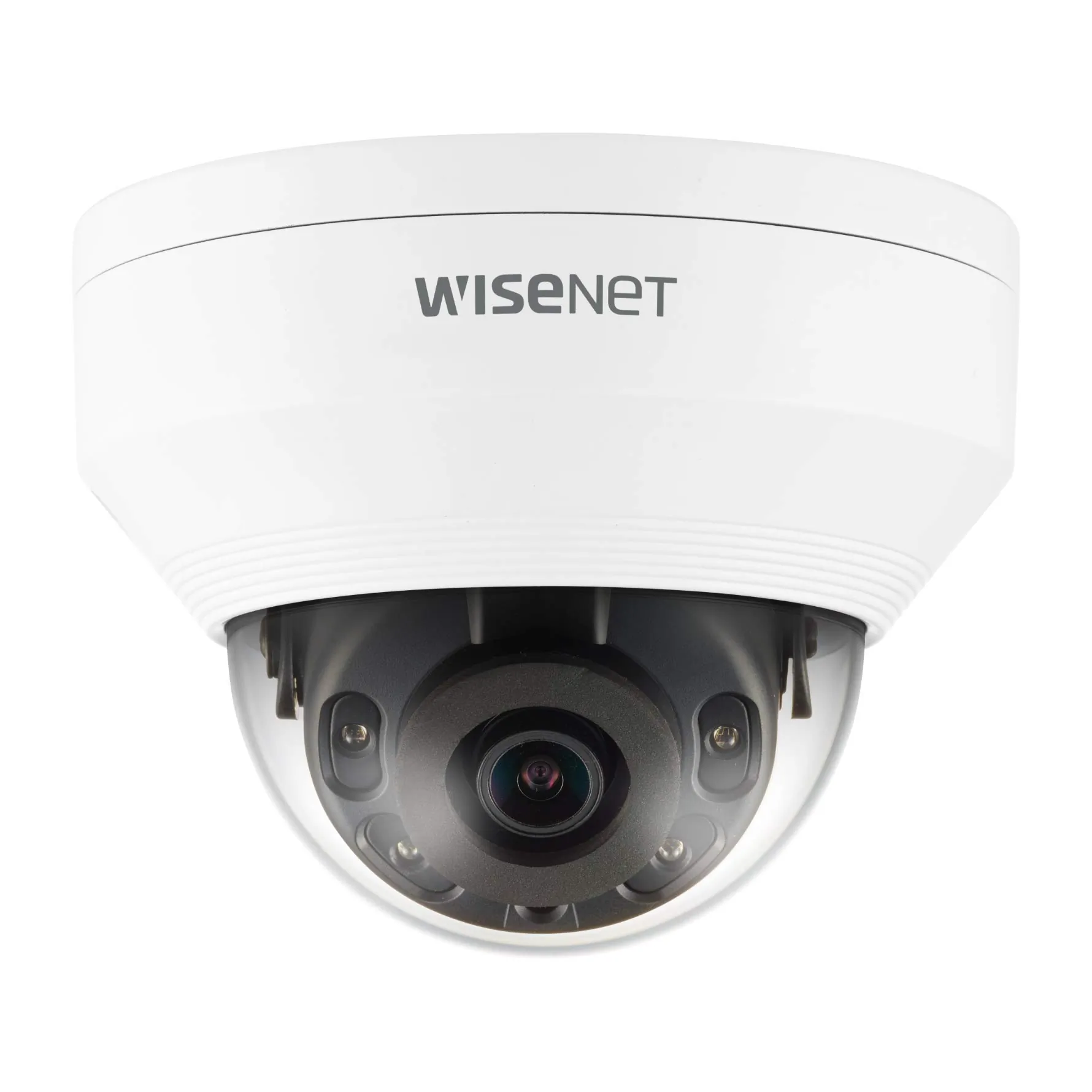 Hanwha QNV-8010R — WISENET Q NETWORK OUTDOOR VANDAL DOME CAMERA, 5MP @ 30FPS, 2.8MM FIXED FOCAL LEN