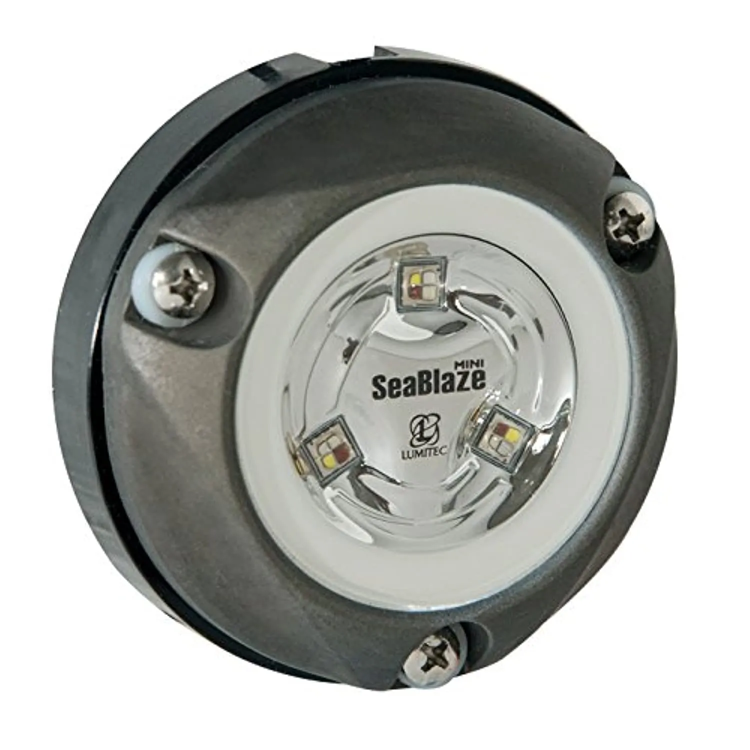 Lumitec 101456 — Lumitec Lighting 101456, Mini LED Underwater Light, Surface Mount, Zambezi, White Non-Dimming
