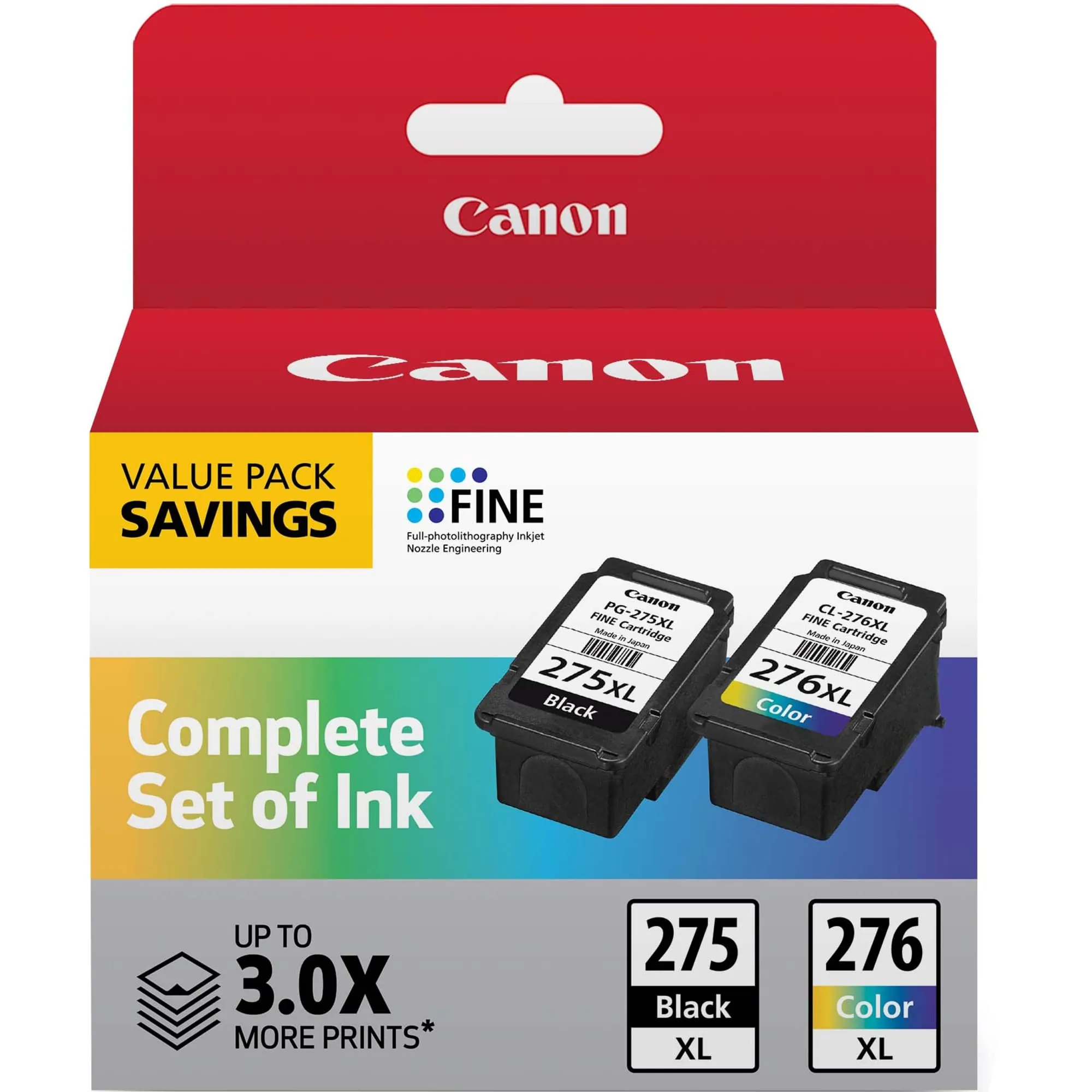 CANON 4981C008 — Canon (PG-275 XL / CL-276 XL) Ink Cartridge Value Pack
