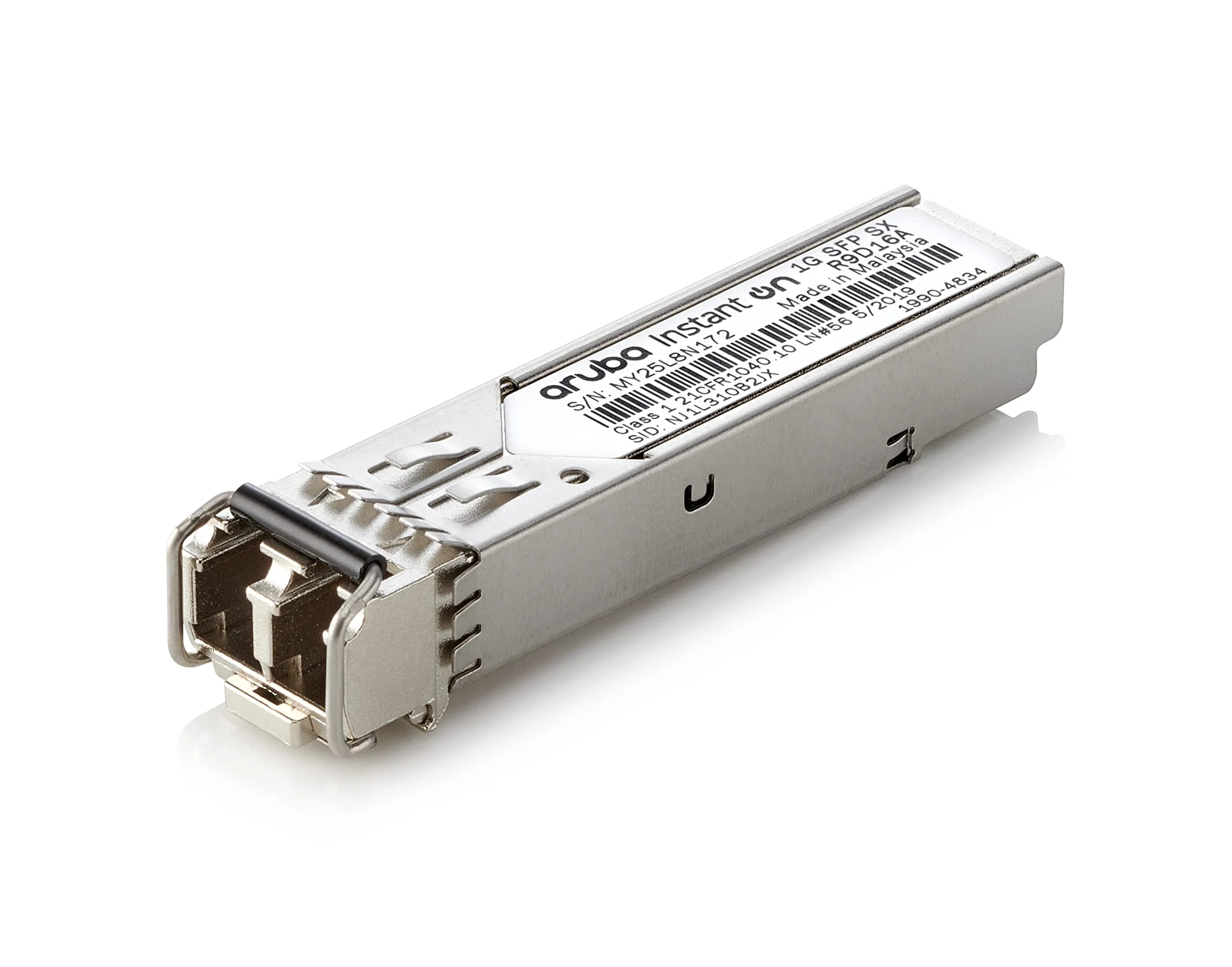 HPE R9D16A — HPE NETWORKING INSTANT ON 1G SFP LC SX 500M OM2 MMF TRANSCEIVER