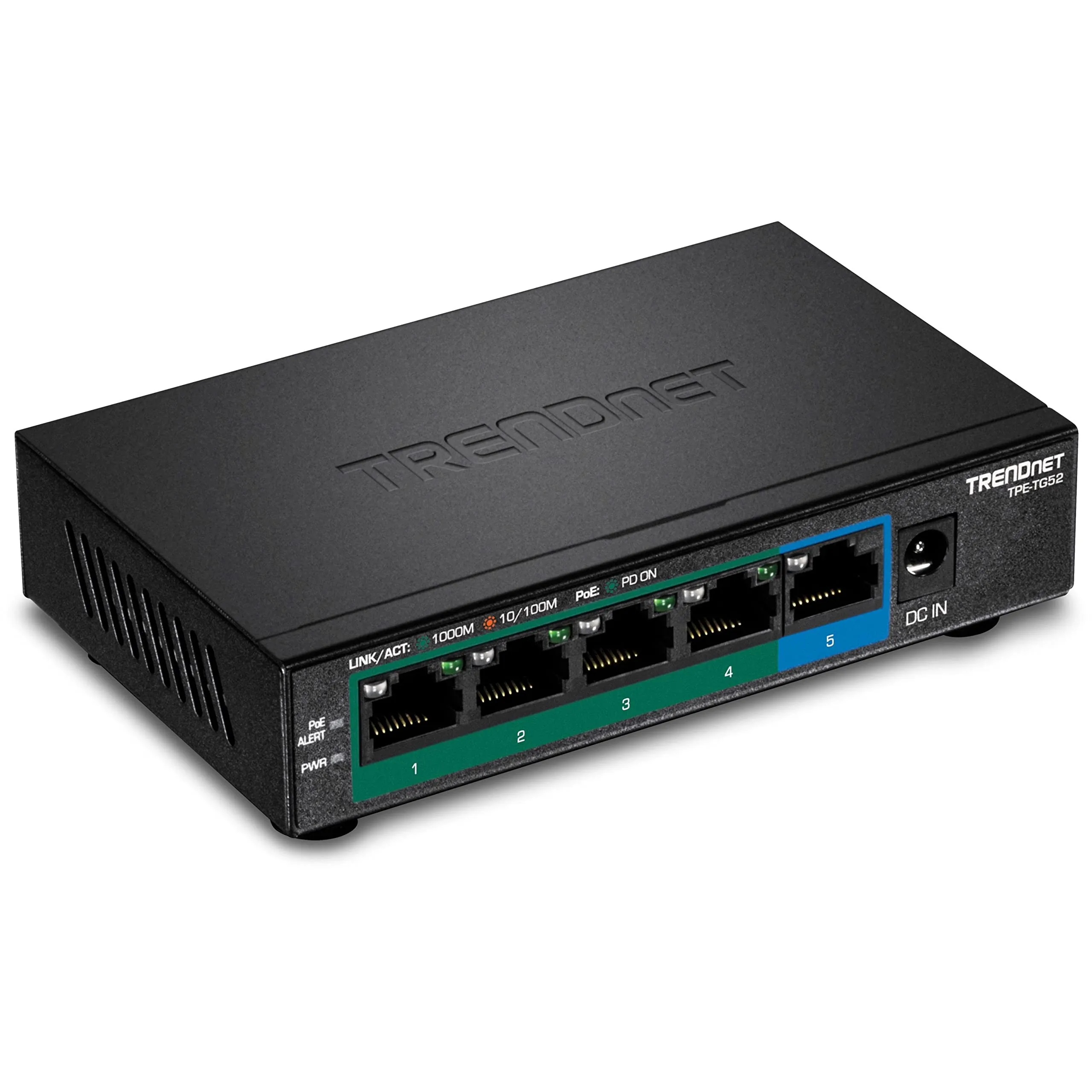 TRENDNET TPE-TG52 — 5-PORT GIGABIT POE+ SWITCH (32W)