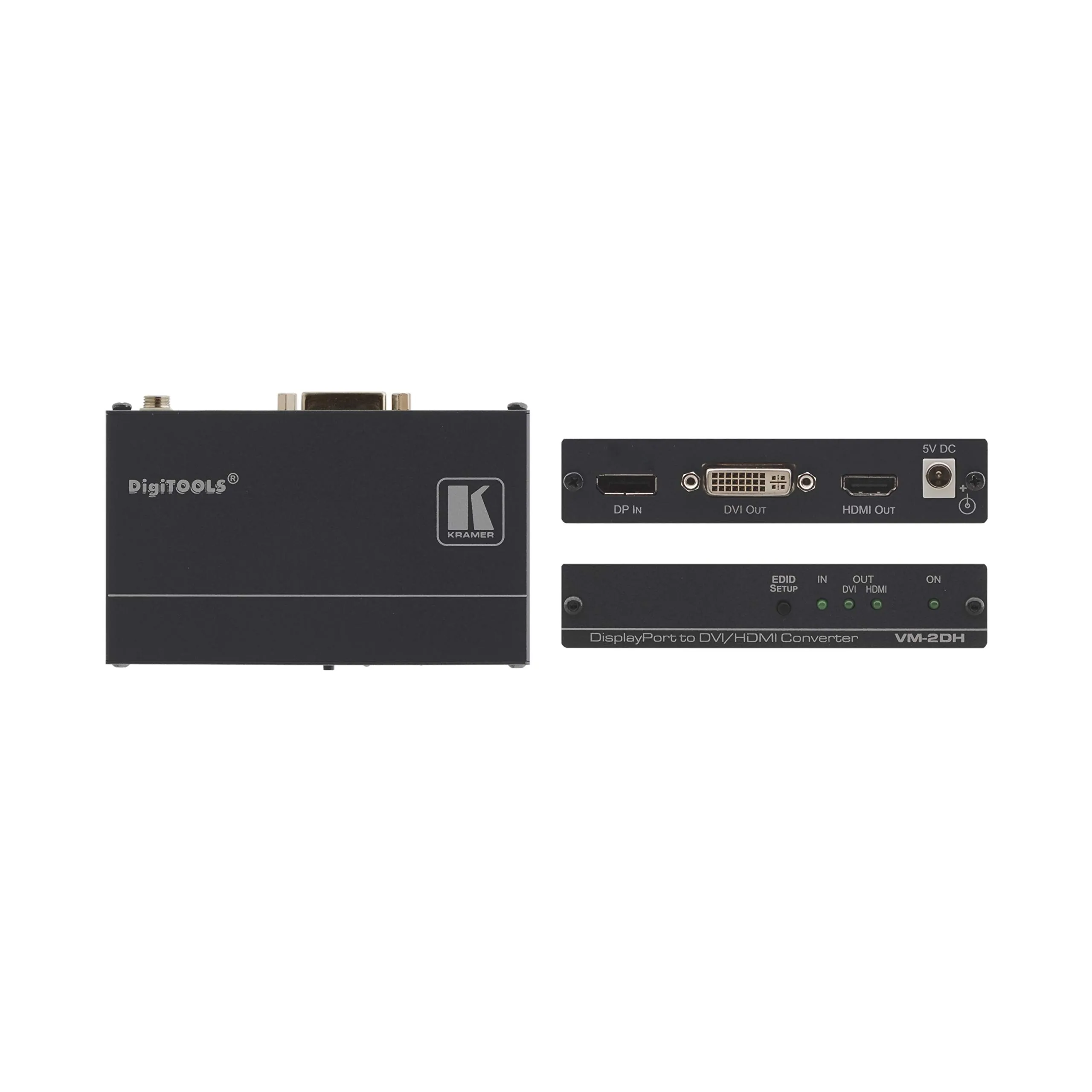 Kramer 40-70960090 — THE VM-2DH IS A CONVERTER FOR DISPLAPORT SIGNALS. THE UNIT INPUTS A DISPLAYPORT