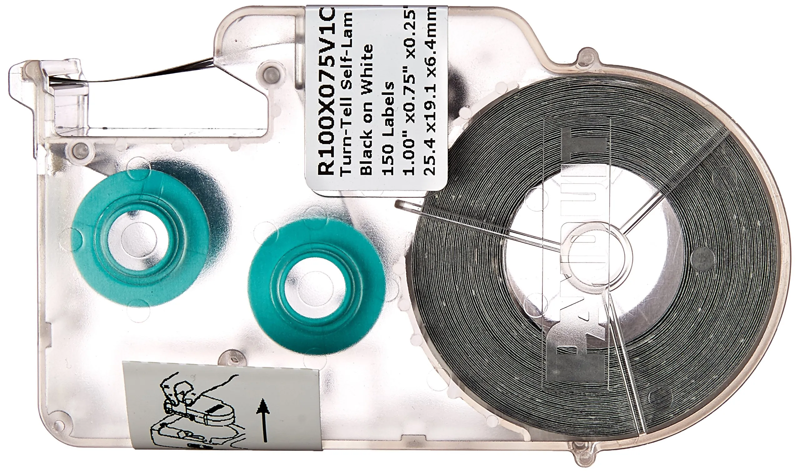 Panduit R100X125V1C — P1 TURN CASS 1.0INX1.25INX0.38IN CL WHT