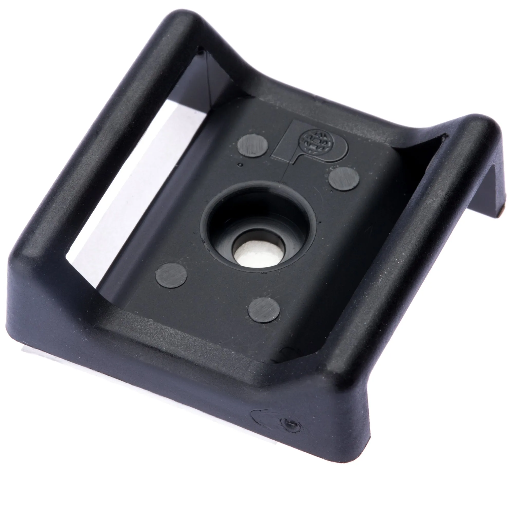 Panduit ABMT-A-Q20 — CBL TIE MOUNT ADH 1.12INX1.12IN BLK PK25