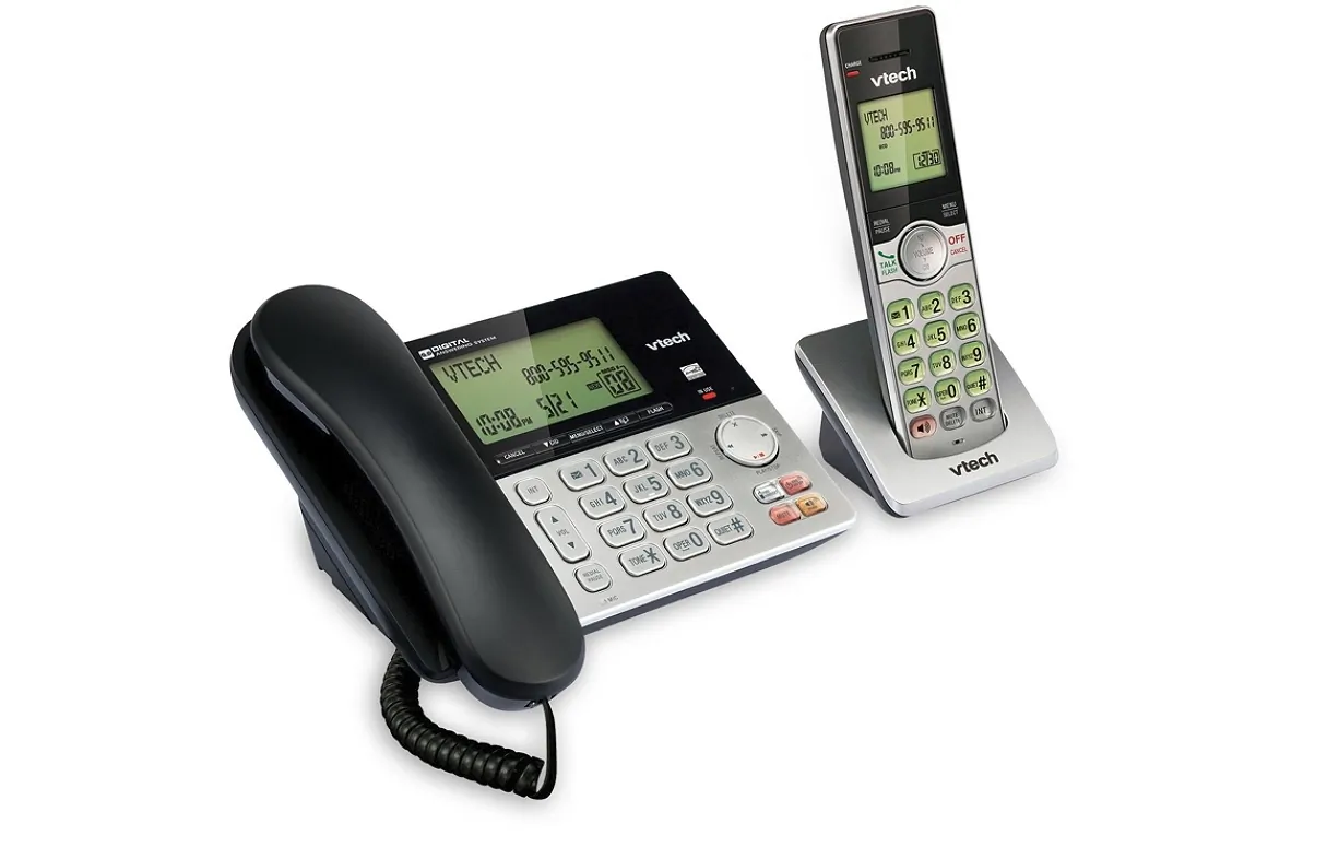 VTECH VT-CS6949 - DECT 6.0 CordedCordless Phone with Answering System