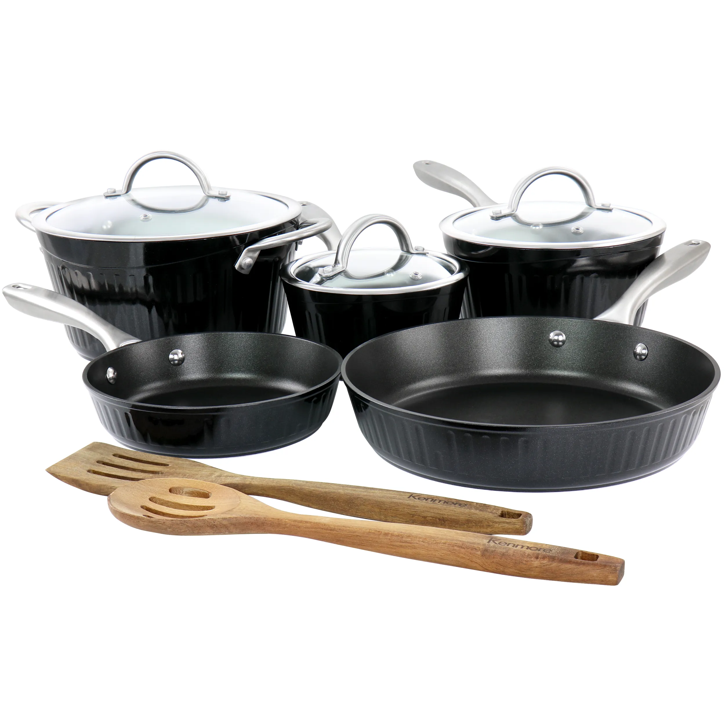 Kenmore 82911.10 - Kenmore Logan 10-Piece Nonstick Aluminum Cookware Set