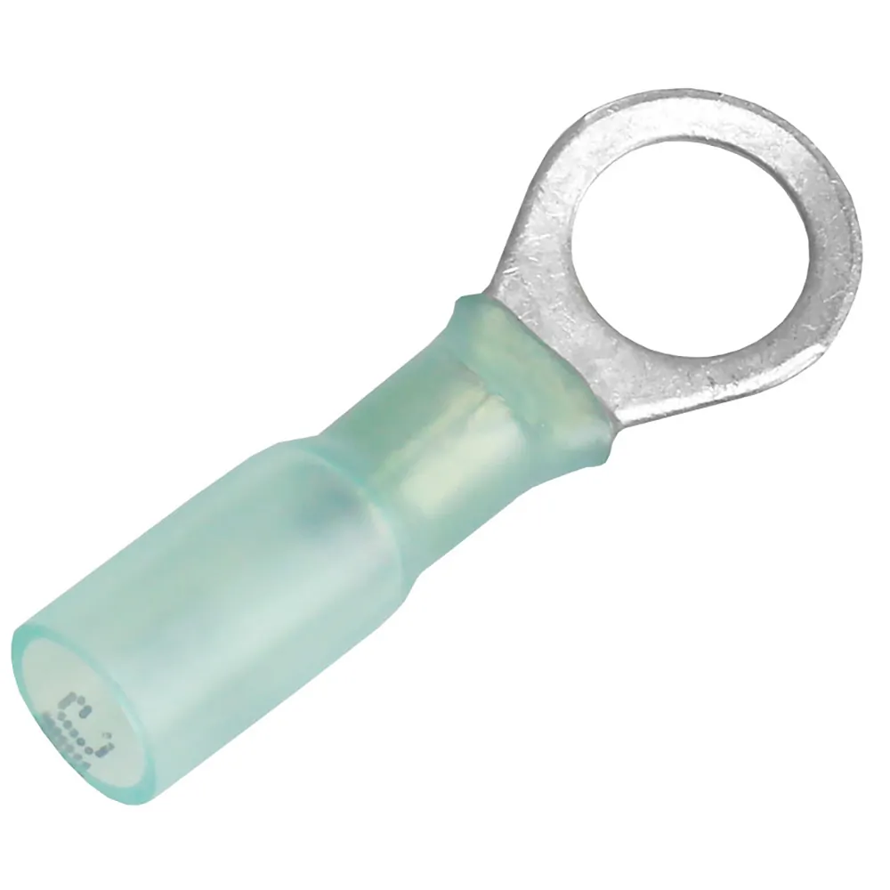 Pacer Group TE14-56R-100 — Heat Shrink Ring Terminal for 16-14 AWG Wires - 100 Pack