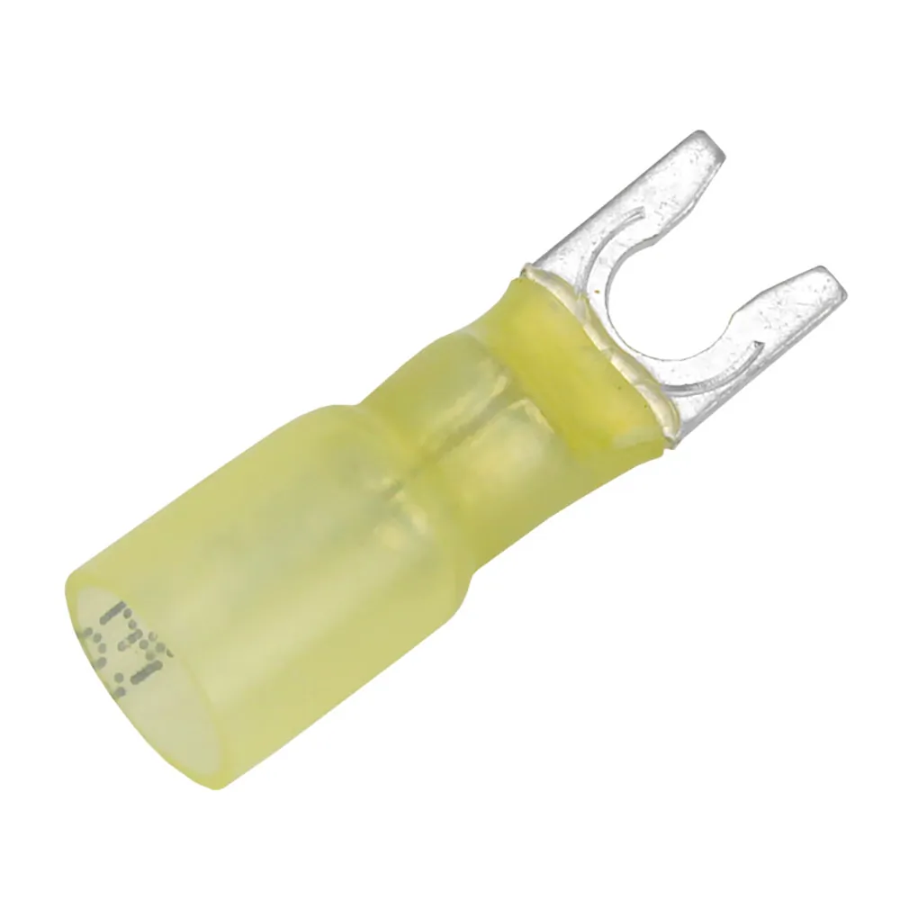 Pacer Group TE10-10SLF-100 — Heat Shrink Spade Terminals - #10 Stud - 100 Pack