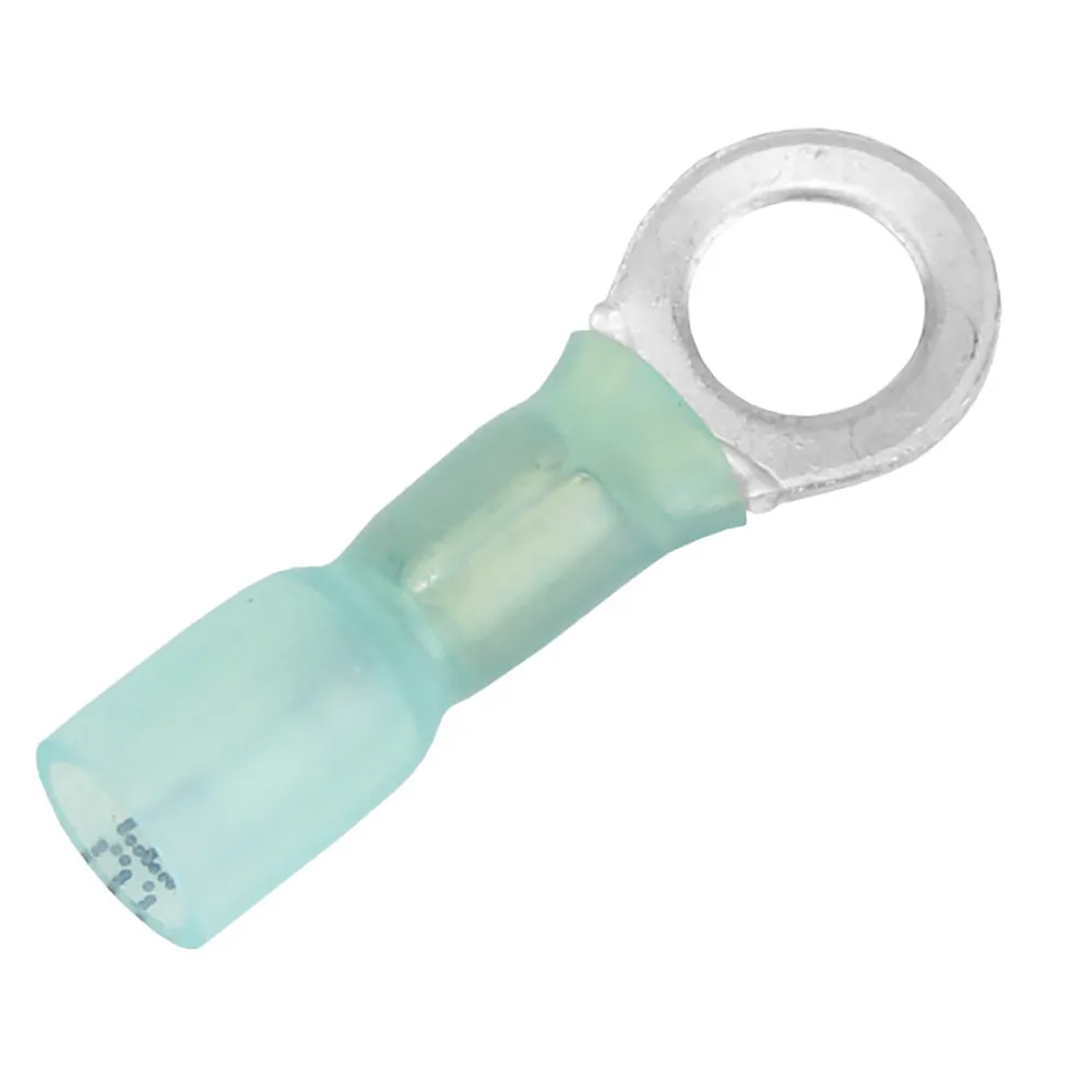 Pacer Group TE14-14R-25 — Heat Shrink Ring Terminals 16-14 AWG - 1/4" Stud - 25 Pack