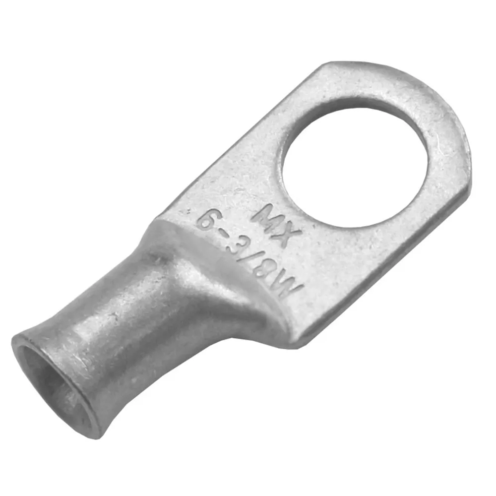 Pacer Group TAE6-38R-2 — Pacer 6 AWG Tinned Lug - 3/8" Stud - 2 Pack Connectors