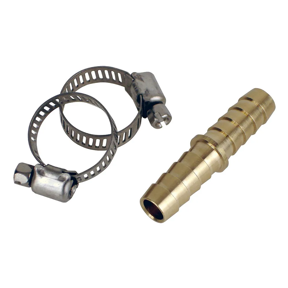 Attwood Marine 11822-6 — In-Line Fuel Splice Kit for 3/8" Hose with Clamps