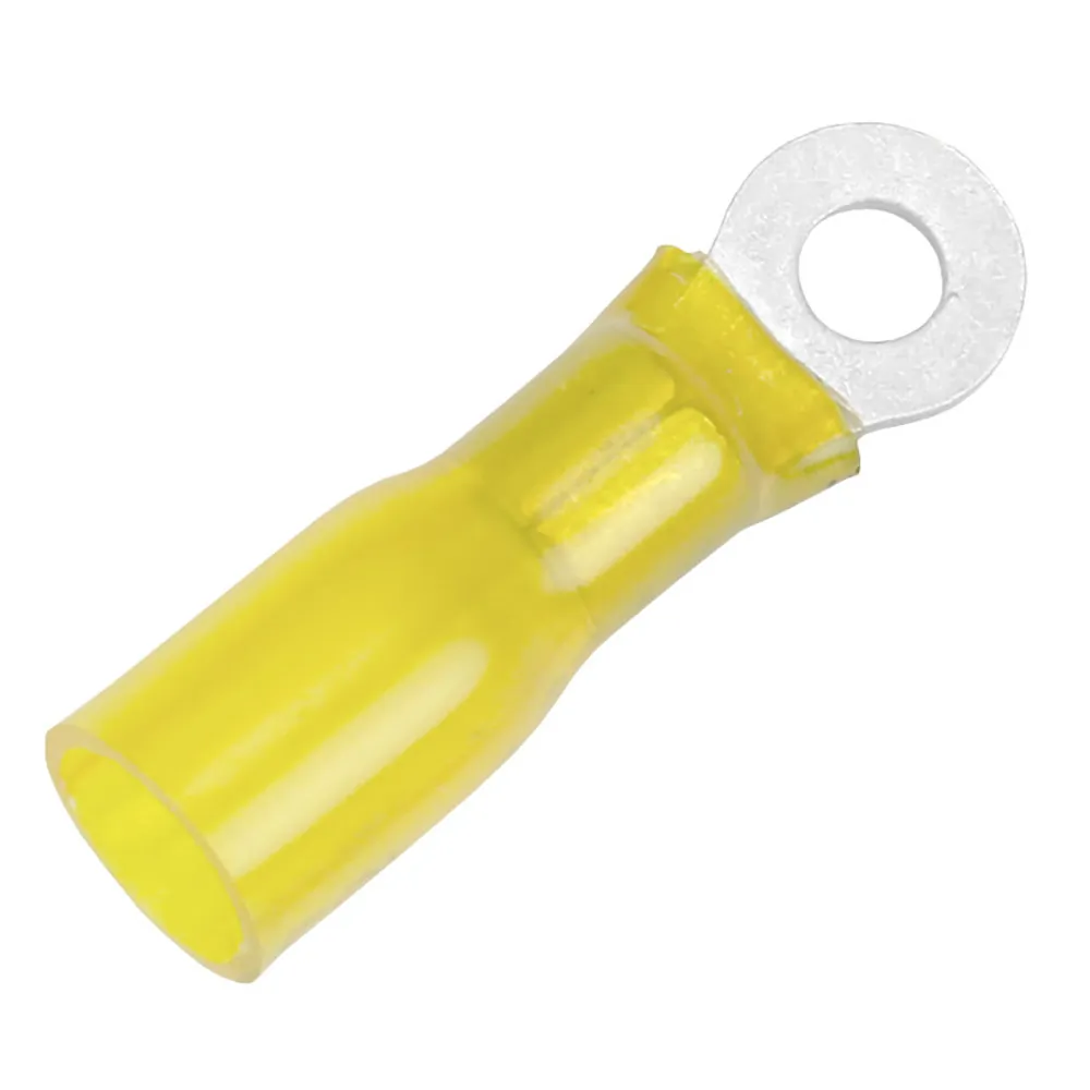 Pacer Group TE10-10R-25 — Pacer 12-10 AWG Heat Shrink Ring Terminals - 25 Pack