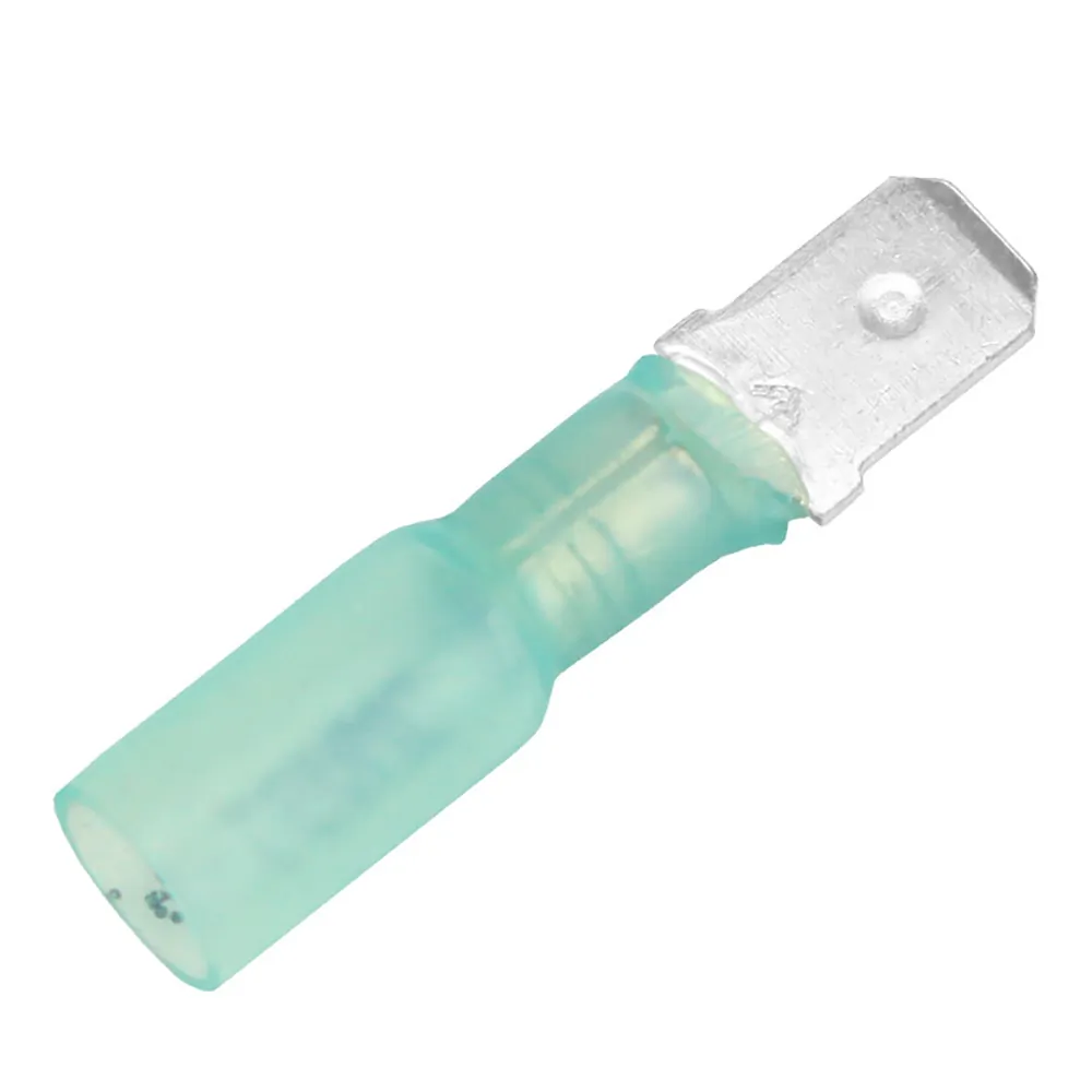 Pacer Group TDE14-250M-25 — Heat Shrink Male Disconnects, 16-14 AWG, 25 Pack