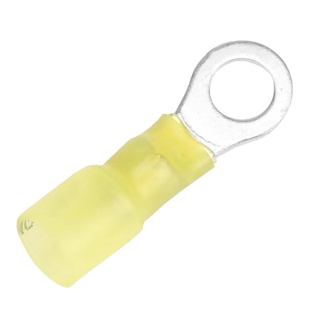 Pacer Group TE10-14R-100 — Pacer Heat Shrink Ring Terminal - 12-10 AWG - 100 Pack
