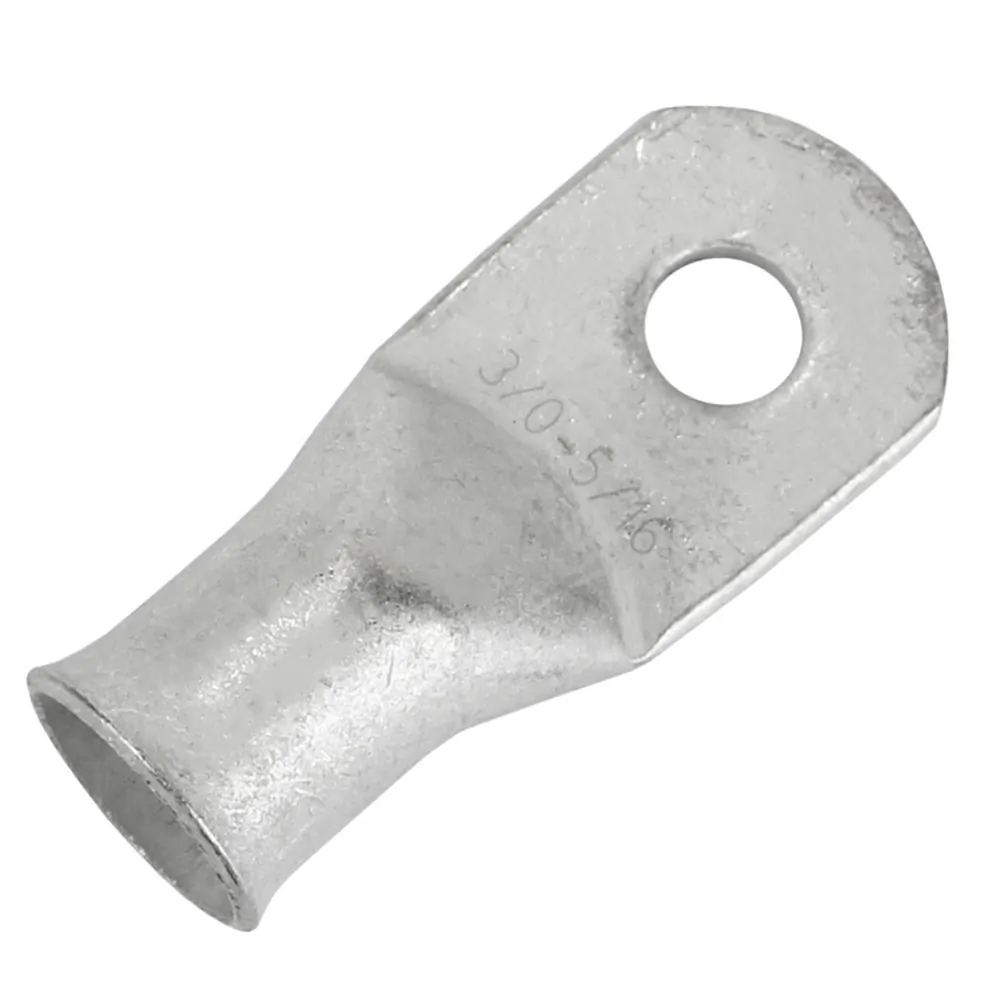 Pacer Group TAE3/0-56R-10 — Pacer Tinned Copper Lugs - 3/0 AWG, 5/16" Stud - 10 Pack