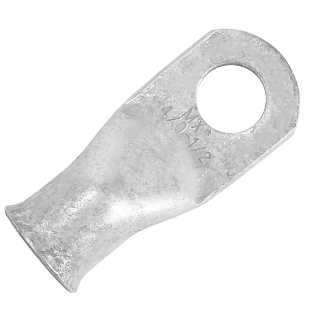 Pacer Group TAE4/0-12R-10 — Pacer Tinned Lug 4/0 AWG with 1/2" Stud - 10 Count
