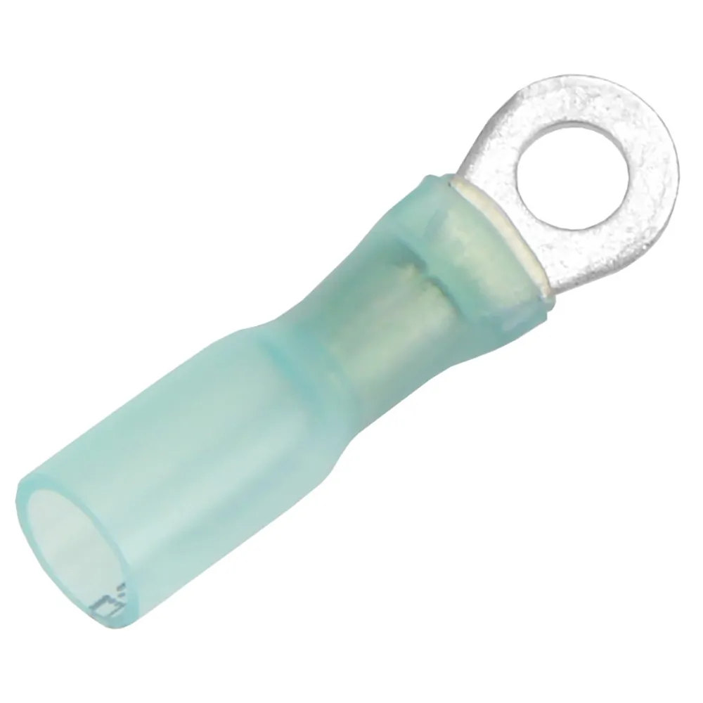 Pacer Group TE14-8R-100 — Heat Shrink Ring Terminal for 16-14 AWG Wires - 100 Pack