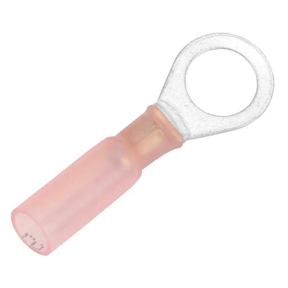 Pacer Group TE18-56R-100 — Heat Shrink Ring Terminal 22-18 AWG - 5/16" Stud - 100 Pack