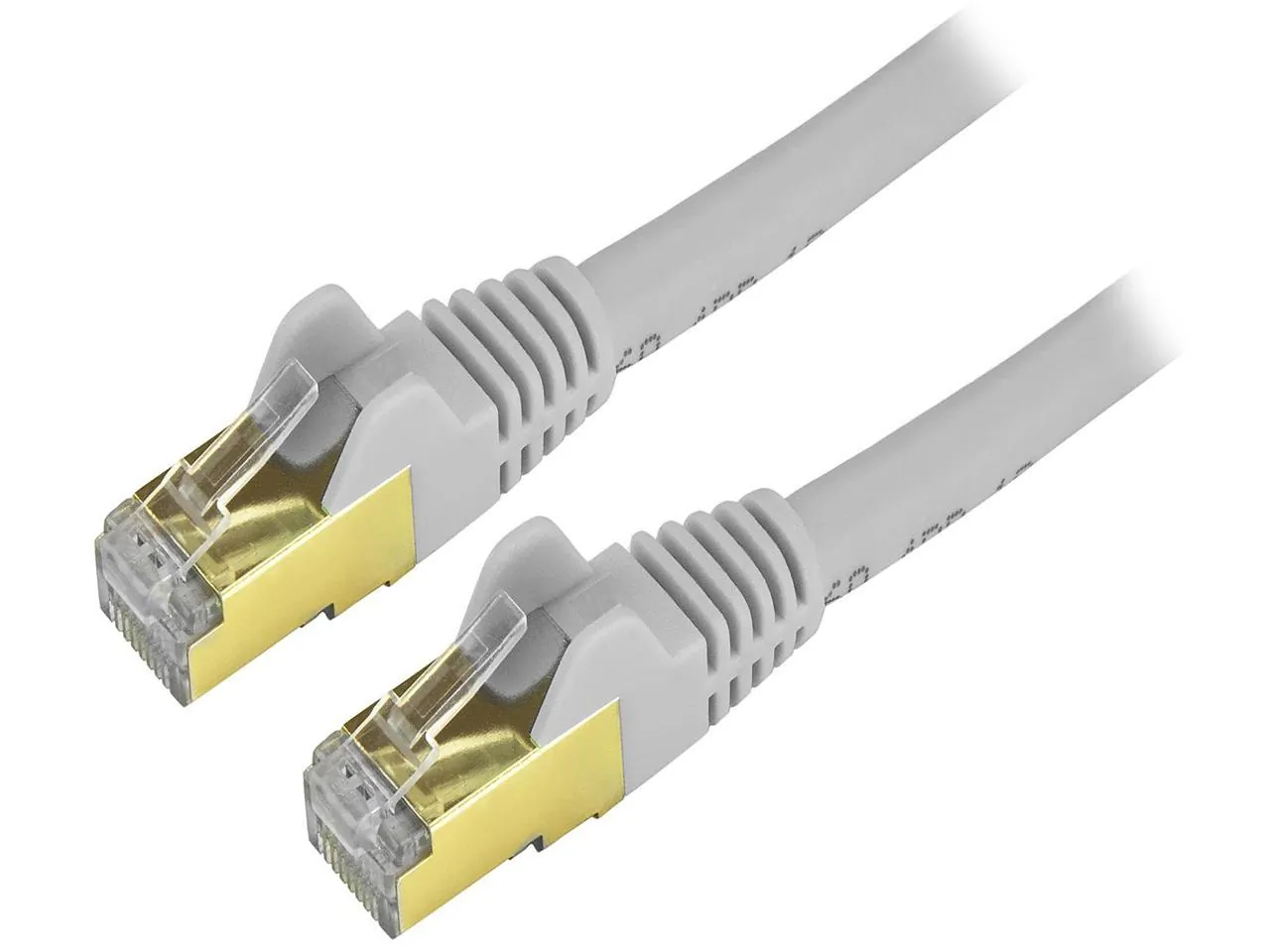 STARTECH C6ASPAT8GR — CAT6A ETHERNET CABLE DELIVERS 10 GIGABIT CONNECTION FREE OF NOISE & EMI/RFI INTE