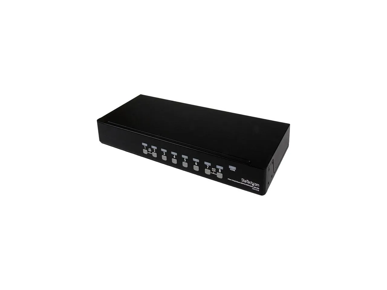 STARTECH SV831DUSB — 8 Port 1U Rackmount USB PS/2 KVM Switch with OSD - Control up to 8 USB or PS/2-connected computers from one keyboard, mouse and monitor - usb kvm switch - 8 port kvm switch - vga kvm switch -rack mount kvm
