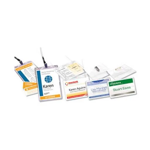 Avery Dennison AVE 74461 — Avery® Laser, Inkjet Laser/Inkjet Badge Insert - White - 3 1/2 x 2 1/4 - 100 / Box - Printable