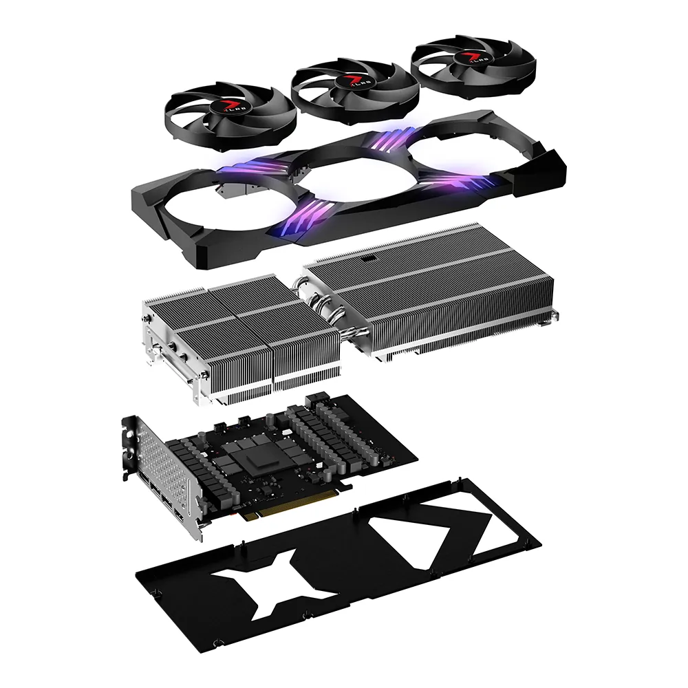 PNY Technologies VCG408016TFXXPB1-O — PNY VCX VCG408016TFXXPB1-O GeForce RTX 4080 16G XLR8 Gaming VERTO EPICX RGB OC
